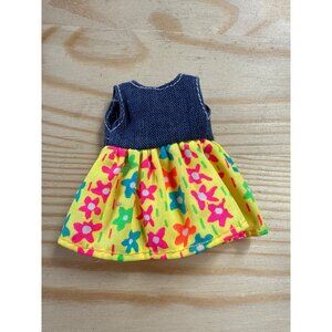 Kelly Baby Sister of Barbie Denim and Floral Dress